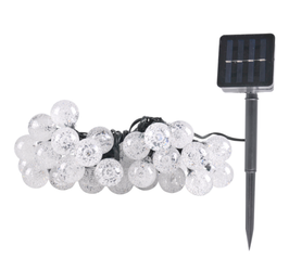 Girlanda Ogrodowa Solarna 30 LED kulki 8 trybów świecenia