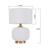 Light prestige Tamiza biurkowa mała biała LP-1515/1T small white
