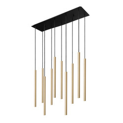 Nowodvorski Lampa wisząca mosiądz LASER 490