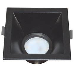 Oprawa sufitowa podtynkowa punktowa czarna kwadrat