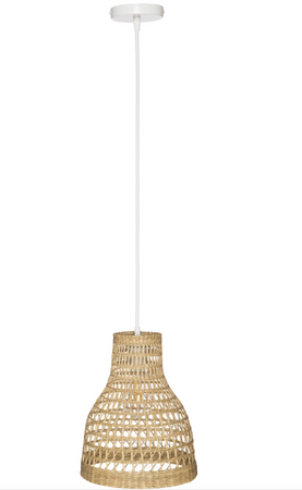 Lampa wisząca BOHO Africa trawa morska  26cm PHU18 biała