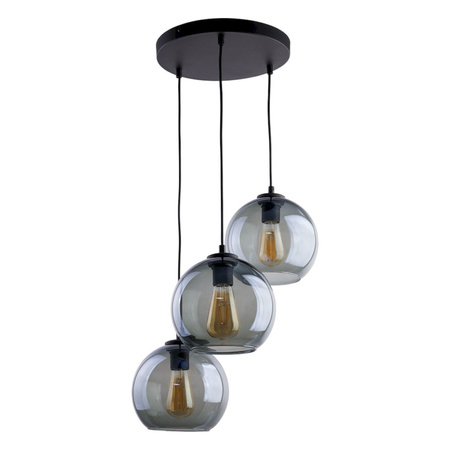 Lampa wisząca CUBUS GRAPHITE 3xE27 koło