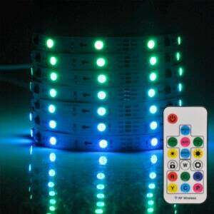 Zestaw: Taśma LED MAGIC RGB 2m, 12V, IP20, pilot, kontroler, zasilacz