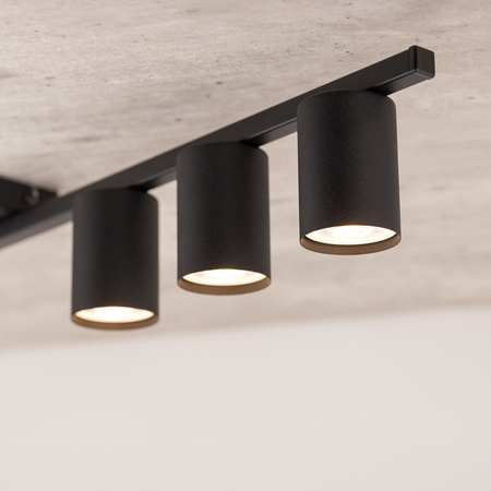 Lampa sufitowa LOGAN Black 4xGU10