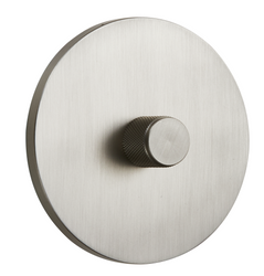 Ściemniacz podtynkowy okrągły metalowy TOGGLICA ROUND nikiel szczotkowany