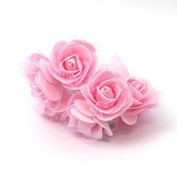 Girlanda świetlna dekoracyjna Led kwiaty różowa