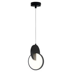 Light prestige Circlo 1 lampa wisząca czarna LP-1311/1P BK
