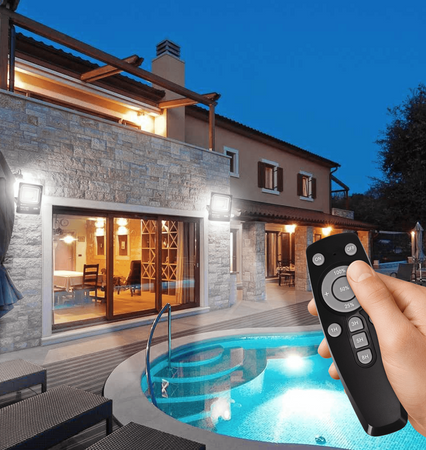 Naświetlacz Solarny LED 100W 800lm 6500K z pilotem