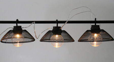 Girlanda Led na baterie 2xAA Loft 2m metalowa czarna