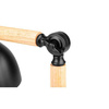 Lampa biurkowa drewniana Woody 1xE27 czarna