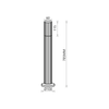 Lampa ogrodowa słupek VERTICAL BLACK 1xGU10 IP44