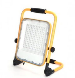 Naświetlacz przenośny halogen LED 50W akumulator 6500K IP65 90°