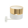 Kinkiet HILTON White/Gold 1xE27
