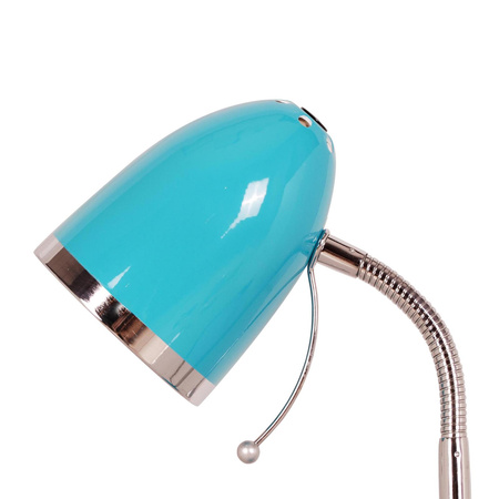 Lampka do nauki i odrabiania lekcji K-MT-200 TURKUSOWY z serii KAJTEK