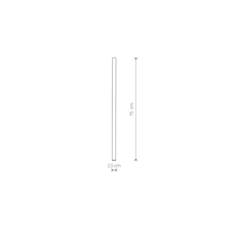Nowodvorski Klosz satynowy czekoladowy CAMELEON LASER 750 