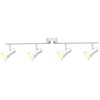 Lampa ścienno-sufitowa ruchoma LED BERG 4 Biała 3000K
