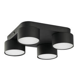 Lampa sufitowa SPACE Black 4xGX53