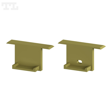 Komplet zaślepek bocznych GOLD P18-2 do osłonki C13 (1 szt. z otworem, 1 szt bez otworu) (nr kat 7718292)