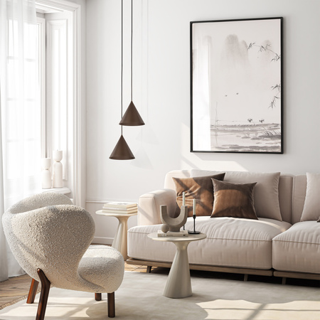Lampa wisząca CONO Brown 1xE27 S