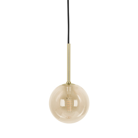 Unikalna lampa wisząca z kloszem w kolorze miodu K-5560 z serii GALAXY