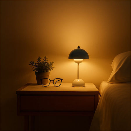 Lampka nocna Costa Biały