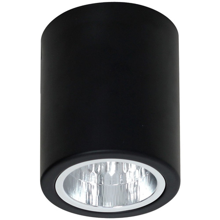 Oprawa sufitowa natynkowa tuba Downlight Ø 13cm czarna