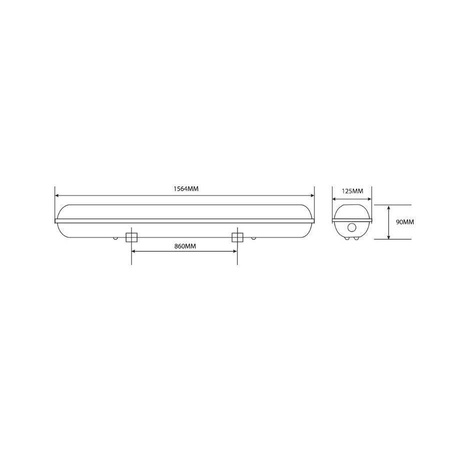 OPRAWA KOBOLT IP65 2X58W PS EVG ELEKTRO