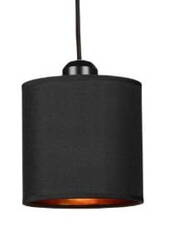 Lampa wisząca z abażurem Oro czarna mała