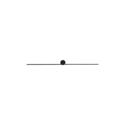 Nowodvorski Kinkiet obrazowy czarny PIN LED M