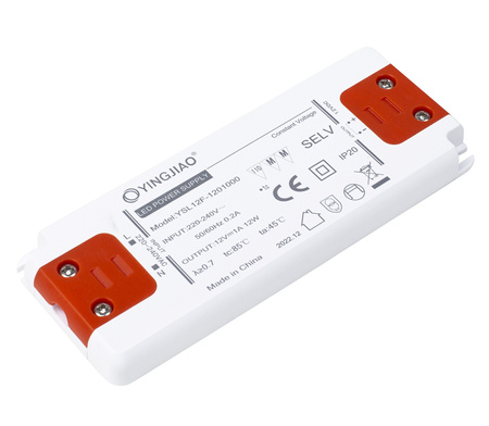 Zasilacz stałonapięciowy LED Yingjiao YSL12F  12V 1A 12W