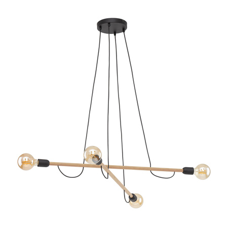Lampa wisząca HELIX WOOD 4xE27
