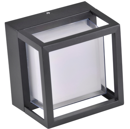 Kinkiet ogrodowy Oprawa Elewacyjna Led 12W 4000K czarny 