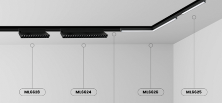 Listwa LED 12W punktowa do systemu szynowego  MAGNETIC TRACK 4000K