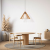 Lampa wisząca ERIS Wood 1xE27 M