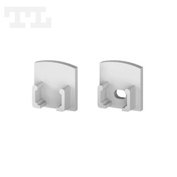 Komplet zaślepek bocznych szarych P5-1 (1 szt. z otworem, 1 szt bez otworu) (nr kat 770501)