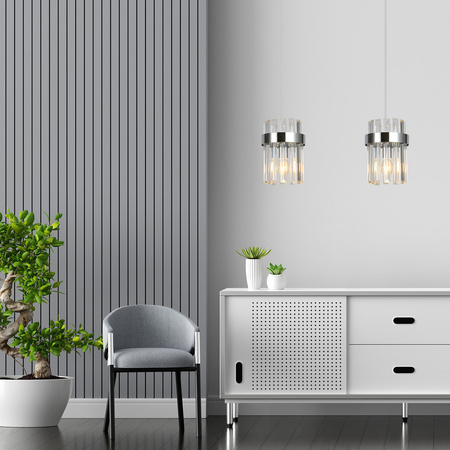 Light prestige Vetro 2 linia wisząca chrom LP-2910/2L CH
