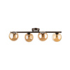 Lampa sufitowa ESTERA Brown 4xG9