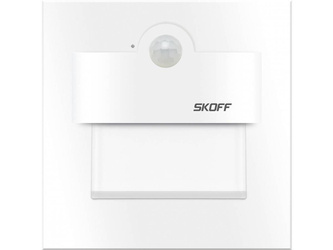 Oprawa schodowa Tango LED PIR 120º z czujnikiem ruchu i zmierzchu Skoff 2,4W 230V AC biały mat b. ciepła