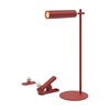 Lampka Biurkowa V-TAC 4w1 37cm Kinkiet Klips Latarka 3W LED Czerwona 