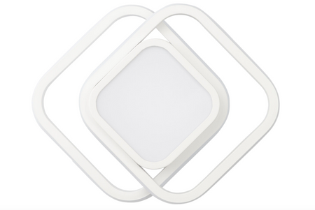 Lampa sufitowa Plafon Lumino biały podwójny romb modern LED 30W 4000K