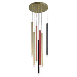 Light prestige Lungo 7 kolor mix lampa wisząca LP-894/7P MIXED