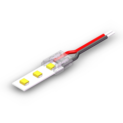 Złączka Zatrzaskowa do taśm Led SMD/COB Typ: Prosty 2Pin 8mm 4A + kabel 15cm