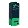 Lampka Biurkowa Nocna V-TAC 3W LED 29cm Ładowanie USB Ściemnianie Czarna VT-1073 3000K-6000K 130lm