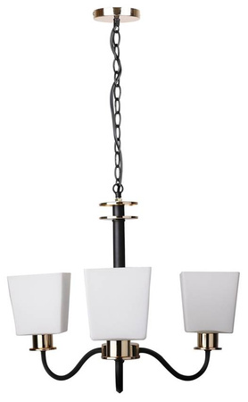 Lampa wisząca 3xE27 SCHUBERT 33-74232 czarna