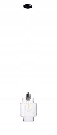 Lampa wisząca szklana przezroczysta nowoczesna EP017