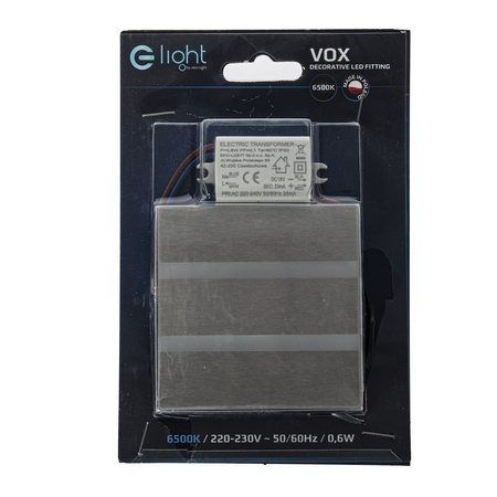 Lampa z diodami do szyn magnetycznych łamana 6W 3000K DDCX-GDZD6 - TYP A