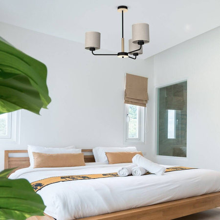 Żyrandol lampa sufitowa ATLANTA 3xE27 LEN