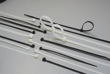 Opaska zaciskowa  4,8x250 biała (op.100) ELEKTRO
