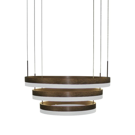 Oprawa Zwieszana LED V-TAC 82W Soft Light Chandelier Ściemnianie Kawowy VT-82-3D 3000K 4550lm 