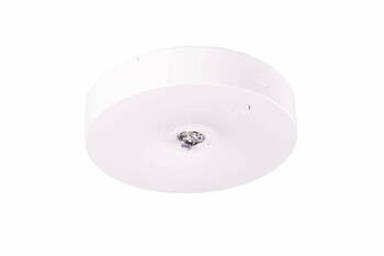 Oprawa sieciowo-awaryjna natynkowa Starlet Round LED SCH 250 SA 3H MT IP20 / soczewka korytarzowa do pomieszczeń wysokich / 91368